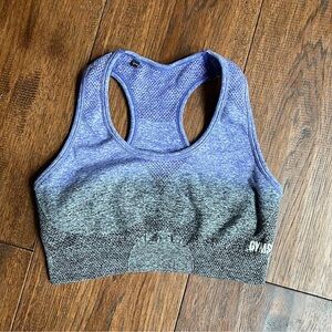 Gymshark Purple Sports Bra size small
